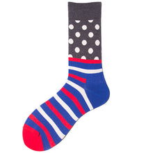 Load image into Gallery viewer, Color Large Version Polka Dot Men's Trendy Socks In Tube Socks