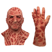 Load image into Gallery viewer, Halloween Party Masquerade Scary Latex Hood Mask