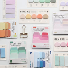 Load image into Gallery viewer, Students Use Sticky Notes Ins Wind Korean Simple Index Stickers To Mark Bookmarks Notebook Labels