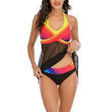 Load image into Gallery viewer, European Girl Style Plus Size Skirt Split Triangle Bikini
