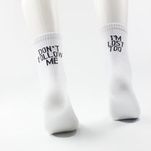Load image into Gallery viewer, Casual Men And Women English Alphabet Socks In Tube Socks