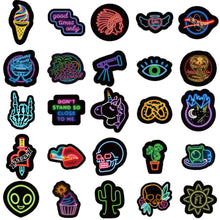 Load image into Gallery viewer, 50 Neon Graffiti Stickers Decorative Waterproof Stickers