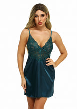 Load image into Gallery viewer, Women's Sleepwear Erotic Clothes Sexy Black Dress Plus Size Lace Night Lingerie Temptation Underwear Nightdress Pijama Mujer