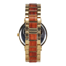Load image into Gallery viewer, Waterproof Steel Chamber Wood Business Quartz Watch