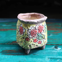 Load image into Gallery viewer, Succulent Flower Pot Hand-painted Stoneware Retro Creative Breathable