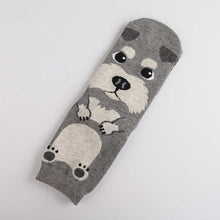 Load image into Gallery viewer, Cute cartoon dog expression female socks