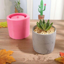 Load image into Gallery viewer, Cement flower pot silicone mold
