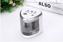 Load image into Gallery viewer, Electric pencil sharpener automatic plastic pencil sharpener