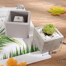 Load image into Gallery viewer, Cement flower pot silicone mold