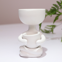Load image into Gallery viewer, Humanoid ceramic flower pot