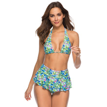Load image into Gallery viewer, High waist ruffle bikini