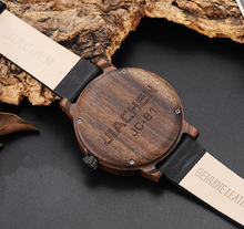 Load image into Gallery viewer, Multifunctional Compass Wood Watch Outdoor Sports Watch