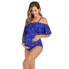 Load image into Gallery viewer, Printed floral one-piece bikini