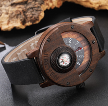 Load image into Gallery viewer, Multifunctional Compass Wood Watch Outdoor Sports Watch