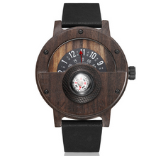 Load image into Gallery viewer, Multifunctional Compass Wood Watch Outdoor Sports Watch