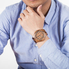 Load image into Gallery viewer, Explosive men's wooden watch, high-grade wooden watch, wooden watch
