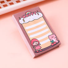 Load image into Gallery viewer, Cartoon Doodle Girl Post-it Notes Ins Girly Heart