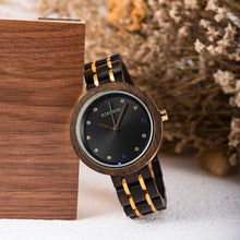 Load image into Gallery viewer, Ladies solid wood watches