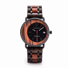 Load image into Gallery viewer, Wooden quartz watch