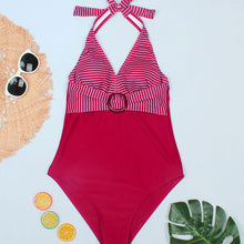 Load image into Gallery viewer, Women's Sexy Striped One-Piece Swimsuit