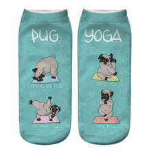 Load image into Gallery viewer, Dog PUG cartoon 3D printing socks