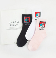 Load image into Gallery viewer, Creative cartoon tide socks INS net red super fire men and women couple socks cotton tube