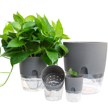 Load image into Gallery viewer, Automatic water absorption plastic flower pot
