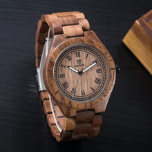 Load image into Gallery viewer, Explosive men's wooden watch, high-grade wooden watch, wooden watch