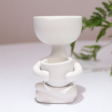 Load image into Gallery viewer, Humanoid ceramic flower pot