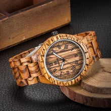 Load image into Gallery viewer, Explosive men's wooden watch, high-grade wooden watch, wooden watch