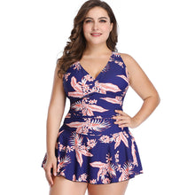 Load image into Gallery viewer, Plus size swimsuit ladies swimsuit halter swimsuit swimming