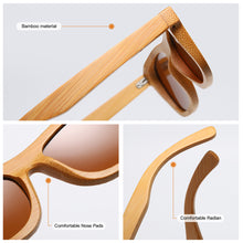 Load image into Gallery viewer, New trendy bamboo sunglasses