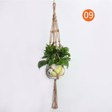 Load image into Gallery viewer, Vintage hemp rope flowerpot net bag hanging