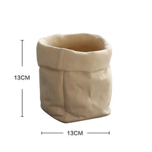Load image into Gallery viewer, Cement Cloth Bag Flowerpot Cowhide Bag Simple