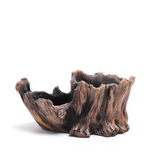 Load image into Gallery viewer, Cement root carving succulent flower pot