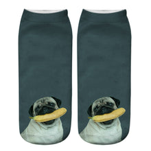 Load image into Gallery viewer, Dog PUG cartoon 3D printing socks