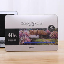 Load image into Gallery viewer, Tin Box With Color Filling Color Lead Painting Pencil