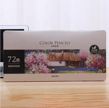 Load image into Gallery viewer, Tin Box With Color Filling Color Lead Painting Pencil