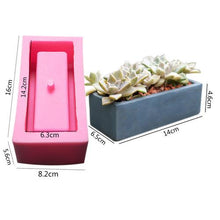 Load image into Gallery viewer, I Love You Succulent Pot Mould DIY Cement Flowerpot Silicone Planter Mold