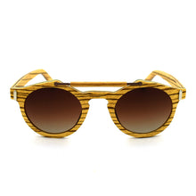 Load image into Gallery viewer, Color Film Polarized Sunglasses With High Grade Wood