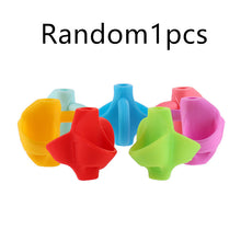 Load image into Gallery viewer, Two-Finger Grip Silicone Baby Learning Writing Tool Writing Pen Writing Correction Device Children Stationery Gift 3pcs