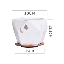 Load image into Gallery viewer, Ceramic Flower Pot Indoor Chlorophytum Green Radish Succulent Breathable Flower Pot
