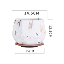 Load image into Gallery viewer, Ceramic Flower Pot Indoor Chlorophytum Green Radish Succulent Breathable Flower Pot