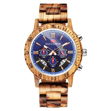 Load image into Gallery viewer, Wooden Watch Men's Multifunctional Sports Wooden Watch