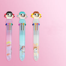 Load image into Gallery viewer, Press 10-Color Ten-Color Ball Pen