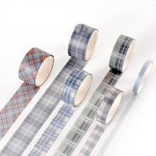 Load image into Gallery viewer, Creative Cute Retro Plaid Hand Account Tape Sticker