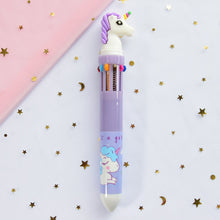 Load image into Gallery viewer, Girly Heart Cartoon Multicolor Press Ballpoint Pen