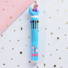 Load image into Gallery viewer, Girly Heart Cartoon Multicolor Press Ballpoint Pen