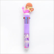 Load image into Gallery viewer, Girly Heart Cartoon Multicolor Press Ballpoint Pen