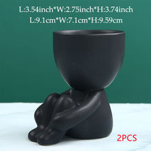 Load image into Gallery viewer, Home Ceramics Little People Succulent Vase Creative Desktop Art Crafts Decoration
